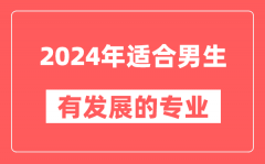 2024年适合男生并有发展的专业有哪些？