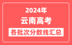 2024年云南高考各批次分数线汇总(含一本,二本,专科分数线)