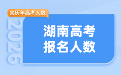 2026年湖南高考人数是多少_物理类和历史类人数预估