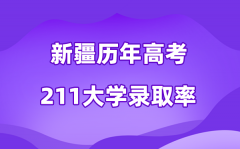 新疆历年高考211大学录取率是多少(附:近三年分数线)