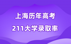 上海市历年高考211大学录取率是多少